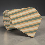 Gravata Boho Neutral Colored Stripes Necktie<br><div class="desc">This stylish necktie features a contemporary boho design with a palette of neutral colors. The subtle striped pattern adds a touch of sophistication and versatility to any outfit. Perfect for adding a unique flair to your look,  this tie is an excellent choice for both casual and formal occasions.</div>
