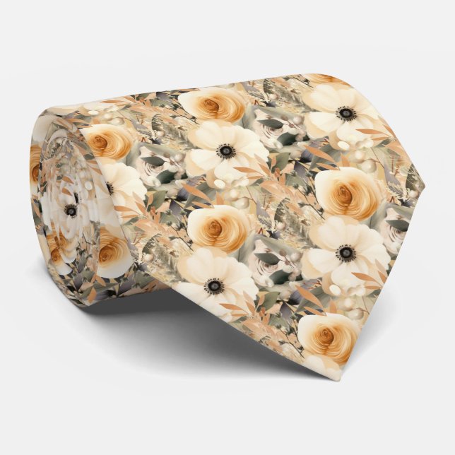 Gravata Boho para Escritório | Profissional e Clás (Rolled)