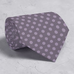 Gravata  Boho Plum Mini Polka Dots Necktie<br><div class="desc">This eye-catching necktie features a vibrant plum hue adorned with charming mini polka dots,  exuding a playful and stylish boho vibe. Perfect for adding a pop of color and personality to any outfit,  this necktie is a versatile accessory that effortlessly elevates your look.</div>