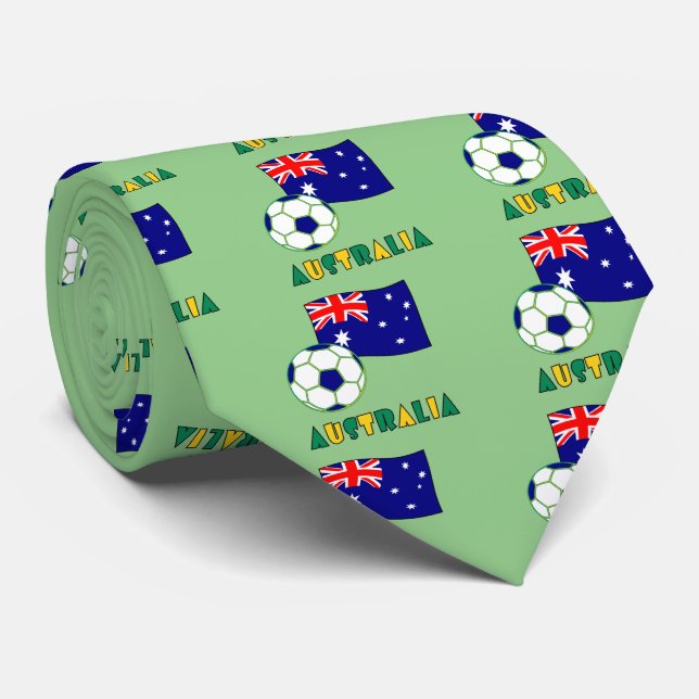 Gravata Bola de Futebol Australiana 1 (Rolled)