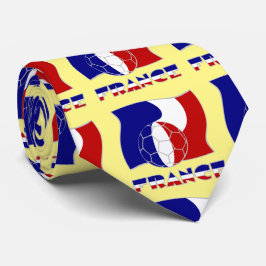Gravata Bola e Bandeira do Futebol Francês