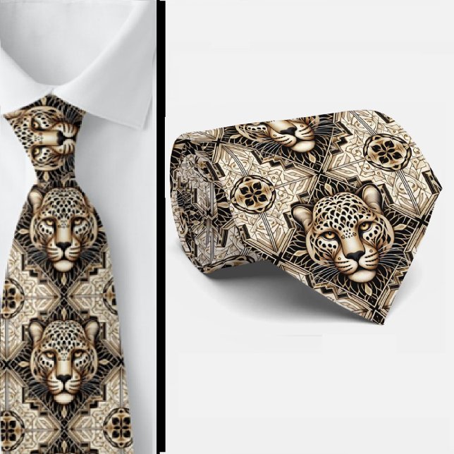 Gravata Bold Leopard Tie | Masculine Men's Fashion (Criador carregado)