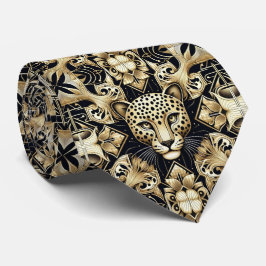 Gravata Bold Leopard Tie | Perfect for a Night on the Town