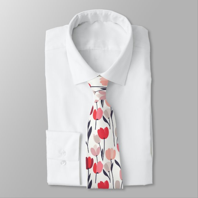 Gravata Bold Menswear Ties Tulip Flower (Amarrado)