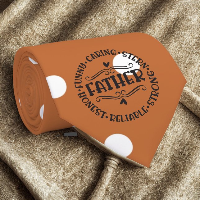 Gravata Bolinhas Branca de Terracotta Moderno (Criador carregado)