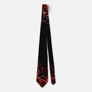 Gravata BOLO Red Abstrato Satin Tie