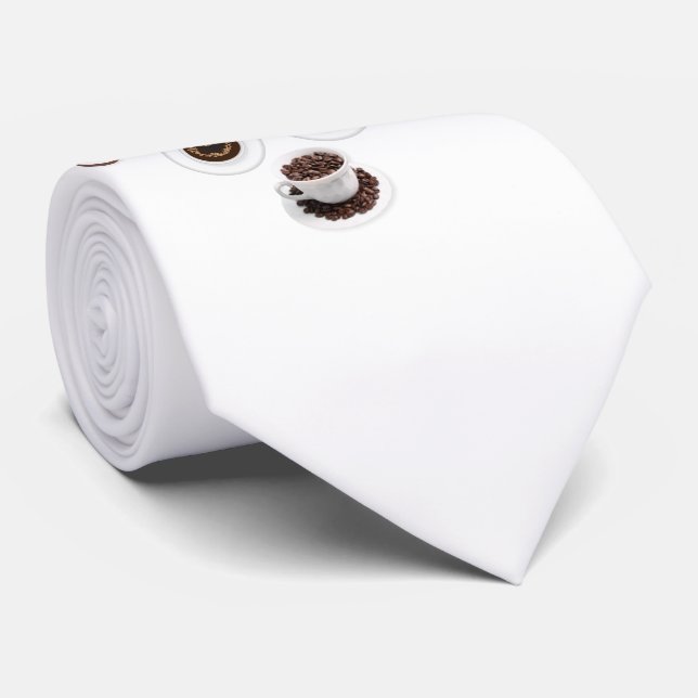 Gravata Bom dia com café (Rolled)