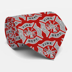 Gravata Bombeiro   Legal Novelty Tie for Men