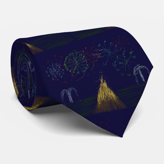 Gravata Bonfire Night Tie (Rolled)