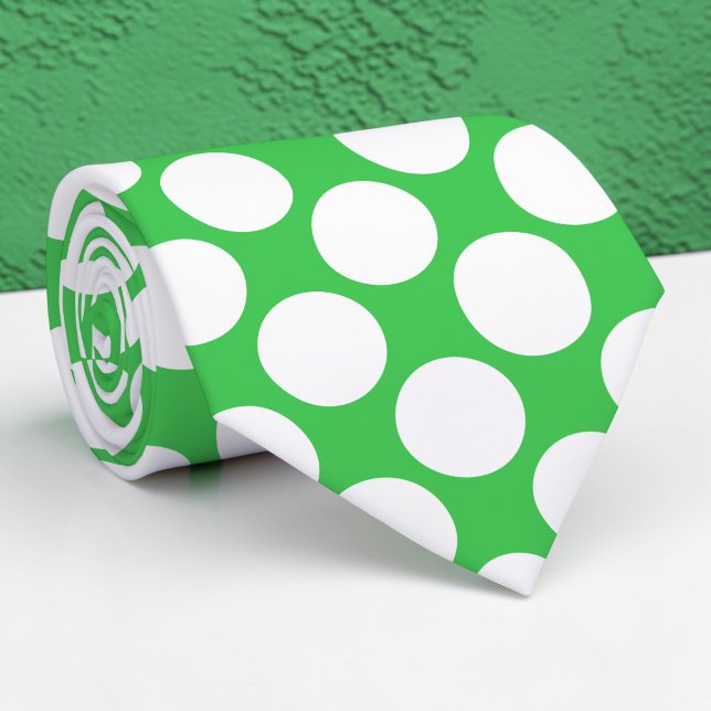 Gravata Borboleta Bolinhas Verde Jumbo Personaliza (Criador carregado)