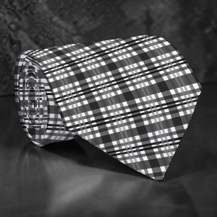 Gravata Borboleta Xadrez Preto e Branco Personaliz