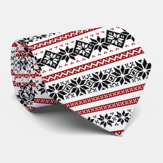 Gravata Bordado do Nordic do OPUS (Rolled)