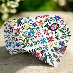 Gravata Borderline do Motifs Animal Foliage (Otomi) Mexica