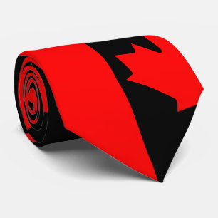 Gravata Bordo e Preto do Maple Canadense em Duas Cores