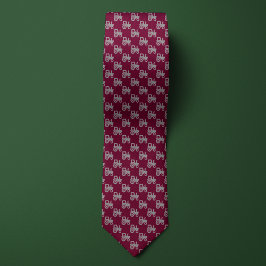 Gravata Borgonha e Prata-Fazendeiros Trator