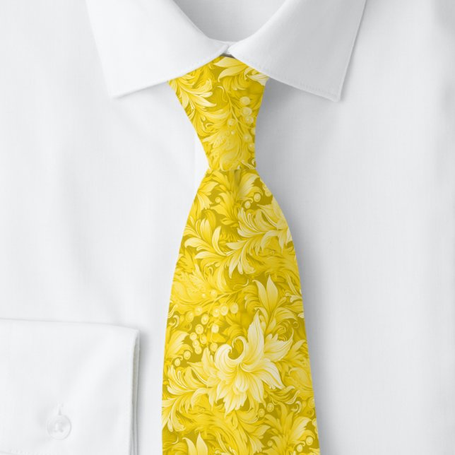 Gravata Botânico Ornate Dourado (Criador carregado)