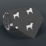 Gravata Boykin Spaniel Silhouettes Cinza Padrão<br><div class="desc">Esta gravata original de garganta do padrão Boykin faz um presente de excelente para pais de cães! Disponível em várias cores, esta gravata legal faz uma declaração para qualquer um que ama um Boykin. Um presente incrível para a cara que veste empate para negócios, ou para eventos especiais como programas...</div>