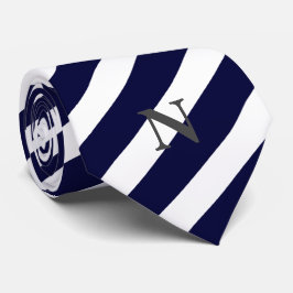 Gravata branco azul marinho moderno