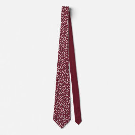 Gravata Branco e vermelho modernos