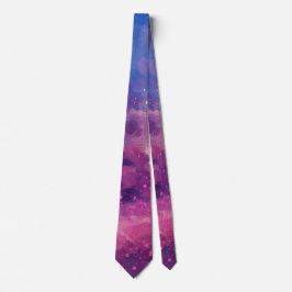 Gravata Brasa Celestial Abstrata