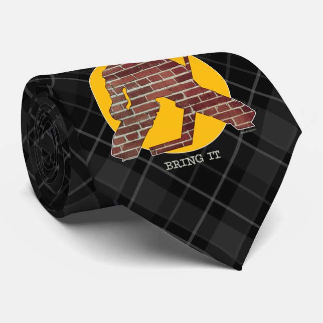 Gravata Brick Wall Hockey Goalie (Rolled)