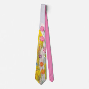 Gravata Bright Abstrato Floral Tie