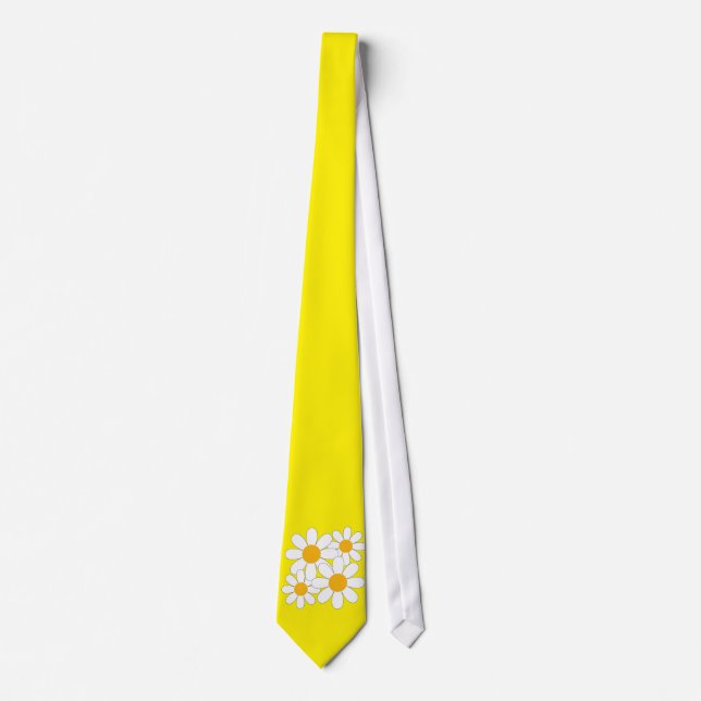Gravata Bright and Bold Daisy (Frente)