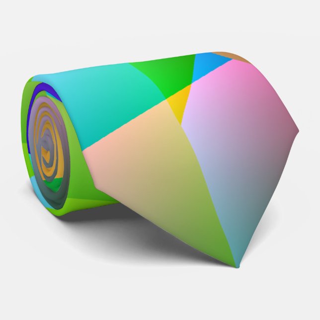 Gravata Brilhante abstrato (Rolled)
