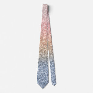 Gravata Brilhante Rosa azul brilhante Brilhante Dourado