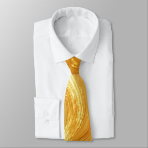 Gravata Brilho dourado