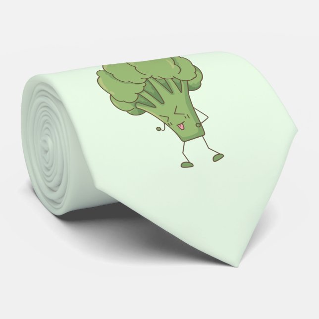 Gravata Broccoli Green Veggie (Rolled)