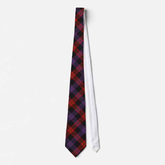 Gravata Brown Clan Tartan Tie (Frente)
