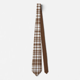 Gravata Brown Plaid