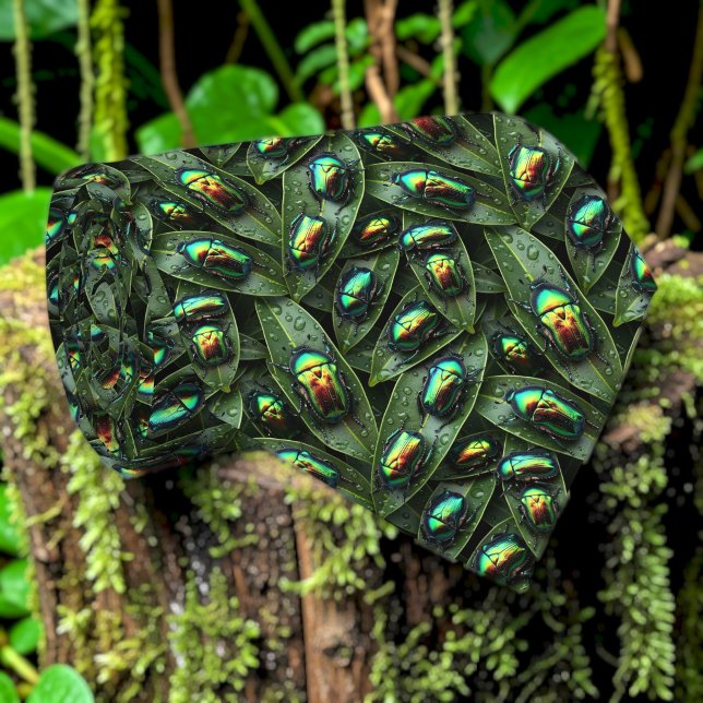 Gravata Bugs and Insect Pattern Custom Necktie (Criador carregado)