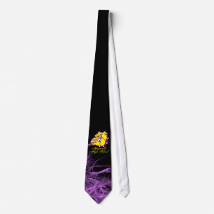 Gravata Buldogue do roxo/traje de cerimónia