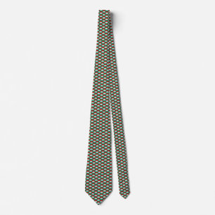 Gravata Bulgária Flag Honeycomb Tie