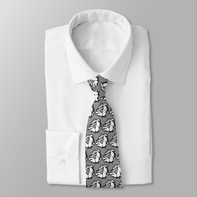 Gravata Bulldog Mascot Necktie (Amarrado)
