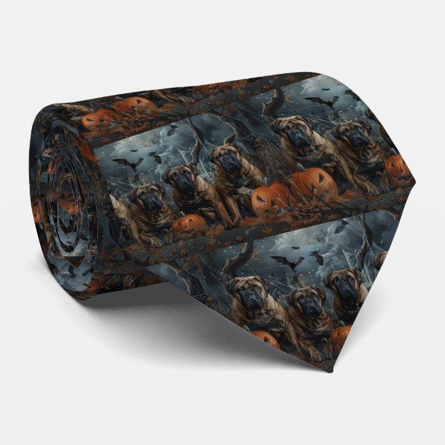 Gravata Bullmastiff Halloween Night Doggy Delight (Rolled)