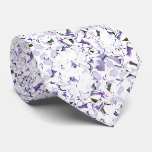 Gravata Buquê de flores de aquarelas de híbridos.