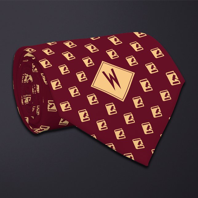 Gravata Burgundy Attorney Law Professor  (Criador carregado)