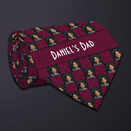 Gravata Burgundy Checkered Photo