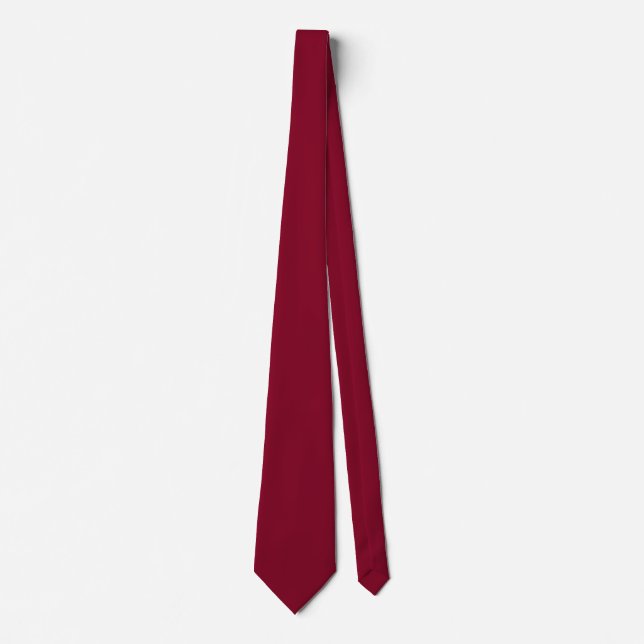 Gravata Burgundy (cor sólida) (Frente)
