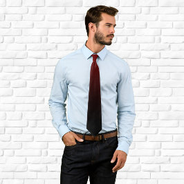 Gravata Burgundy Preto Ombre Moderno