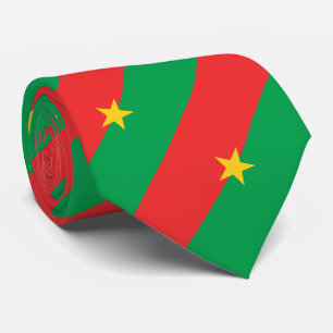 Gravata Burkina Faso - Bandeira do Pescoço