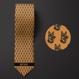 Gravata Butterscotch German shepherd castanho