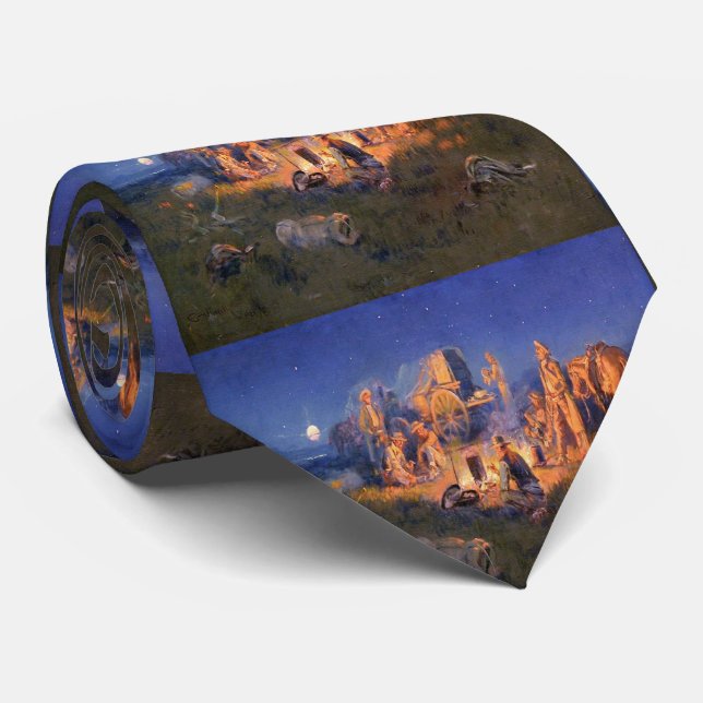 Gravata C M Russell Laugh Matares Longe Western (Rolled)