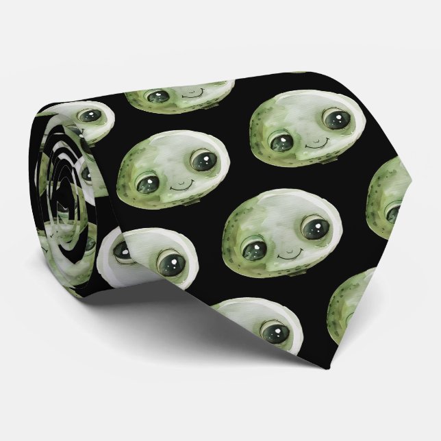 Gravata Cabeça de Alien (Rolled)