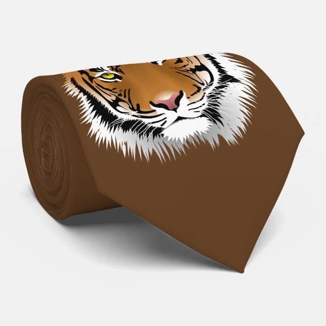 Gravata Cabeça do tigre (Rolled)