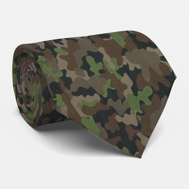 Gravata caçador elegante tático tático militar do exército (Rolled)