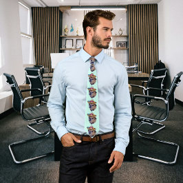 Gravata Cachorro Marrom Face Chug Foto